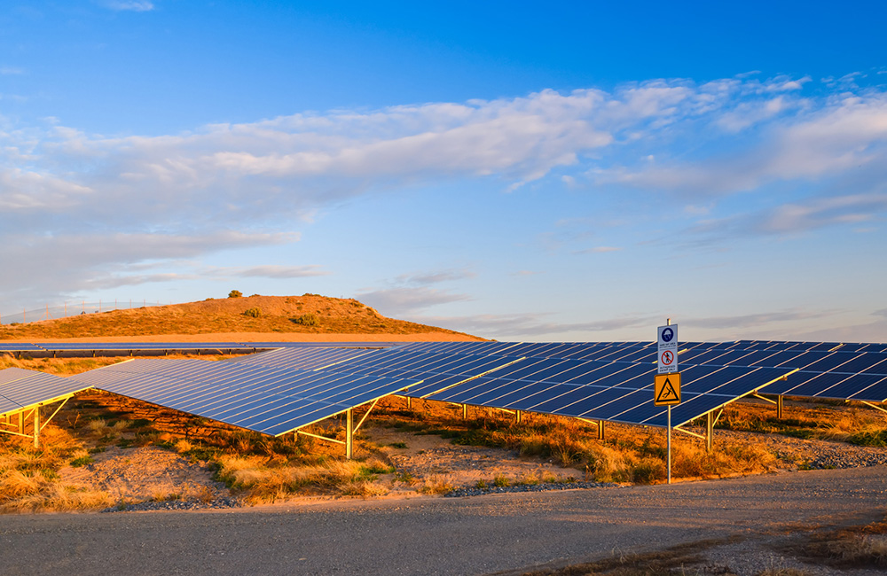 Moving from outside SA page content - Solar farm
