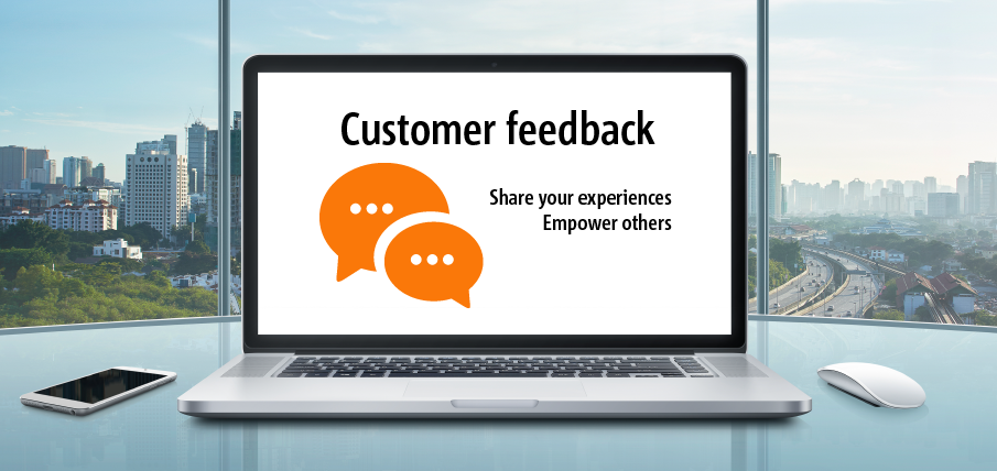 Survey feedback message hero