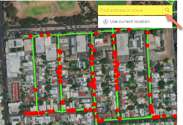 Vegetation Map - Search Address