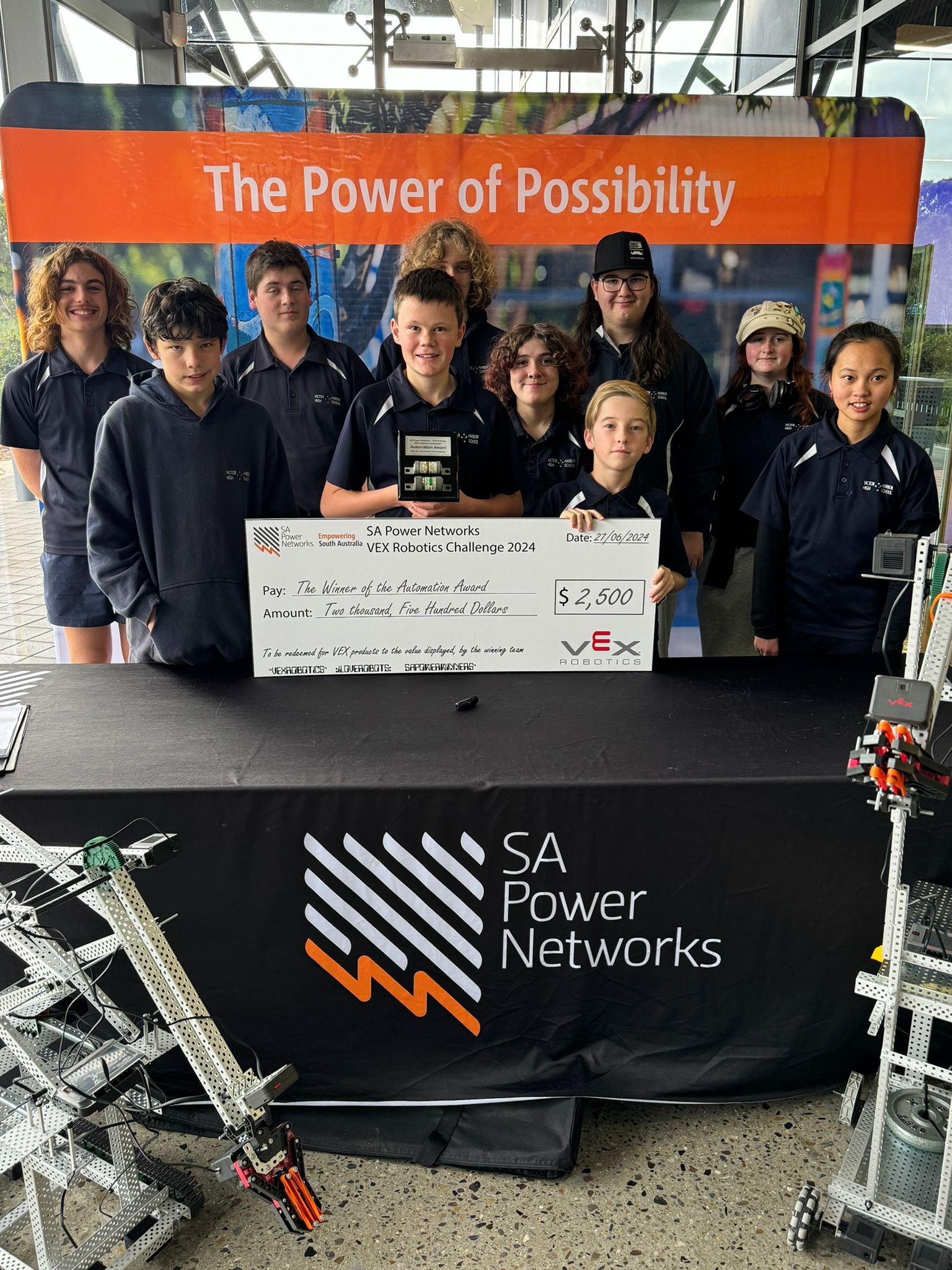 Automation award Victor Harbor High School