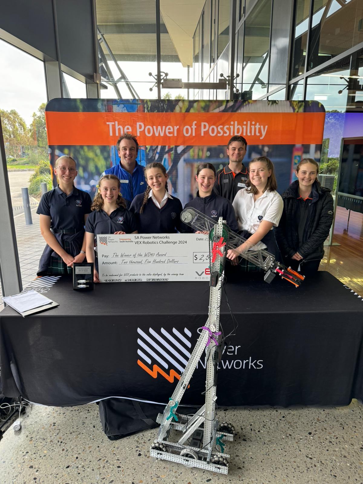 WD-40 award Mitcham Girls High School