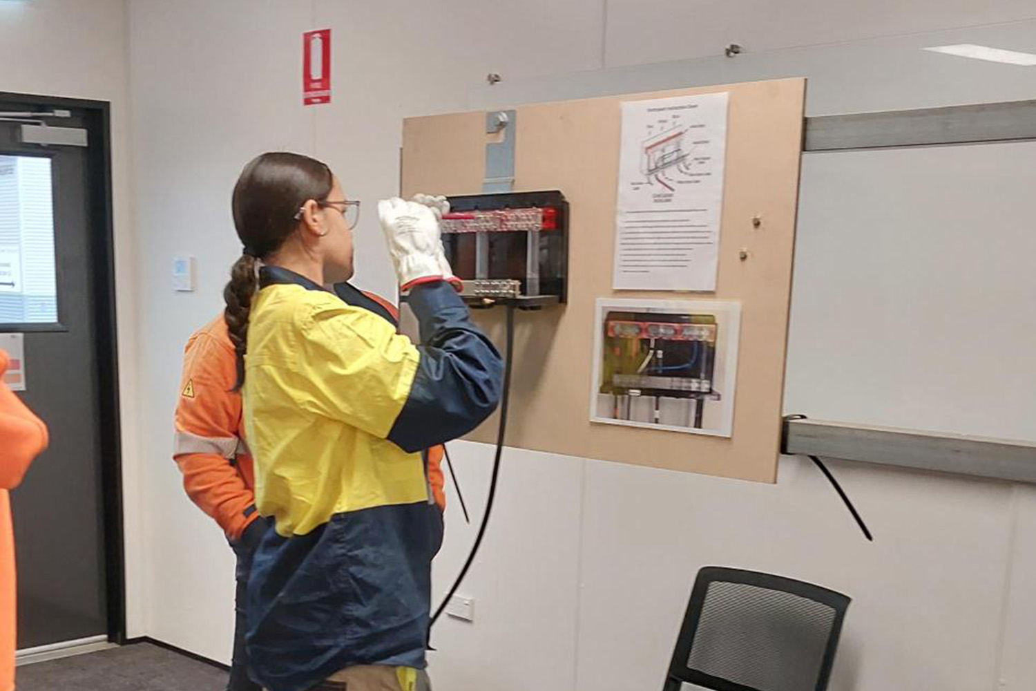 Participants in the the Aboriginal Pathways to Success Industry Immersion Week take part in activities.