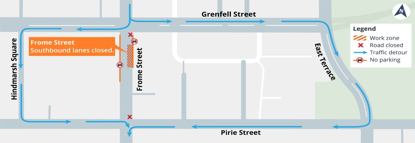 Frome Street works