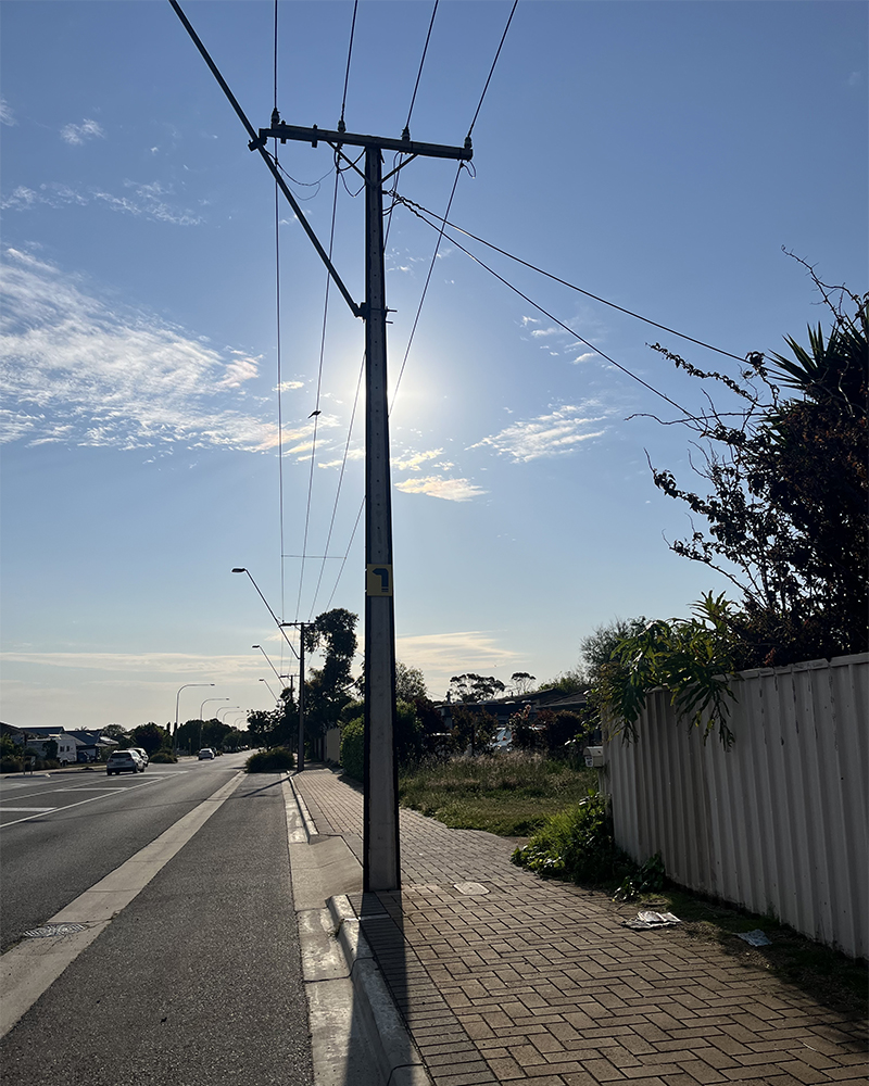 Stobie pole art, example of required photo 109 Quinlivin Rd web
