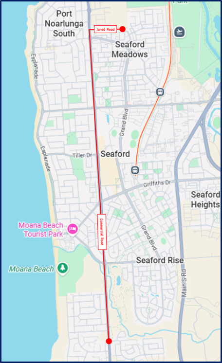 Powerline upgrades in Port Noarlunga to Seaford