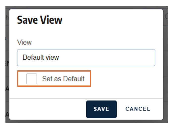 Set up custom views step 3 screenshot