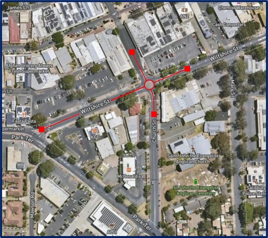 Undergrounding Powerlines in Salisbury location map