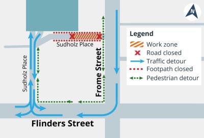 Flinders Street works