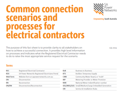 Connection Scenarios and process