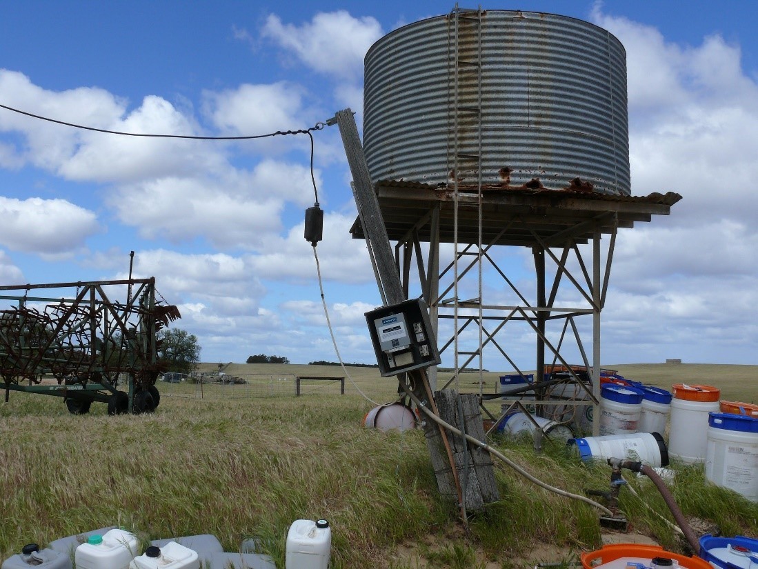 Privately-owned tank meter damage