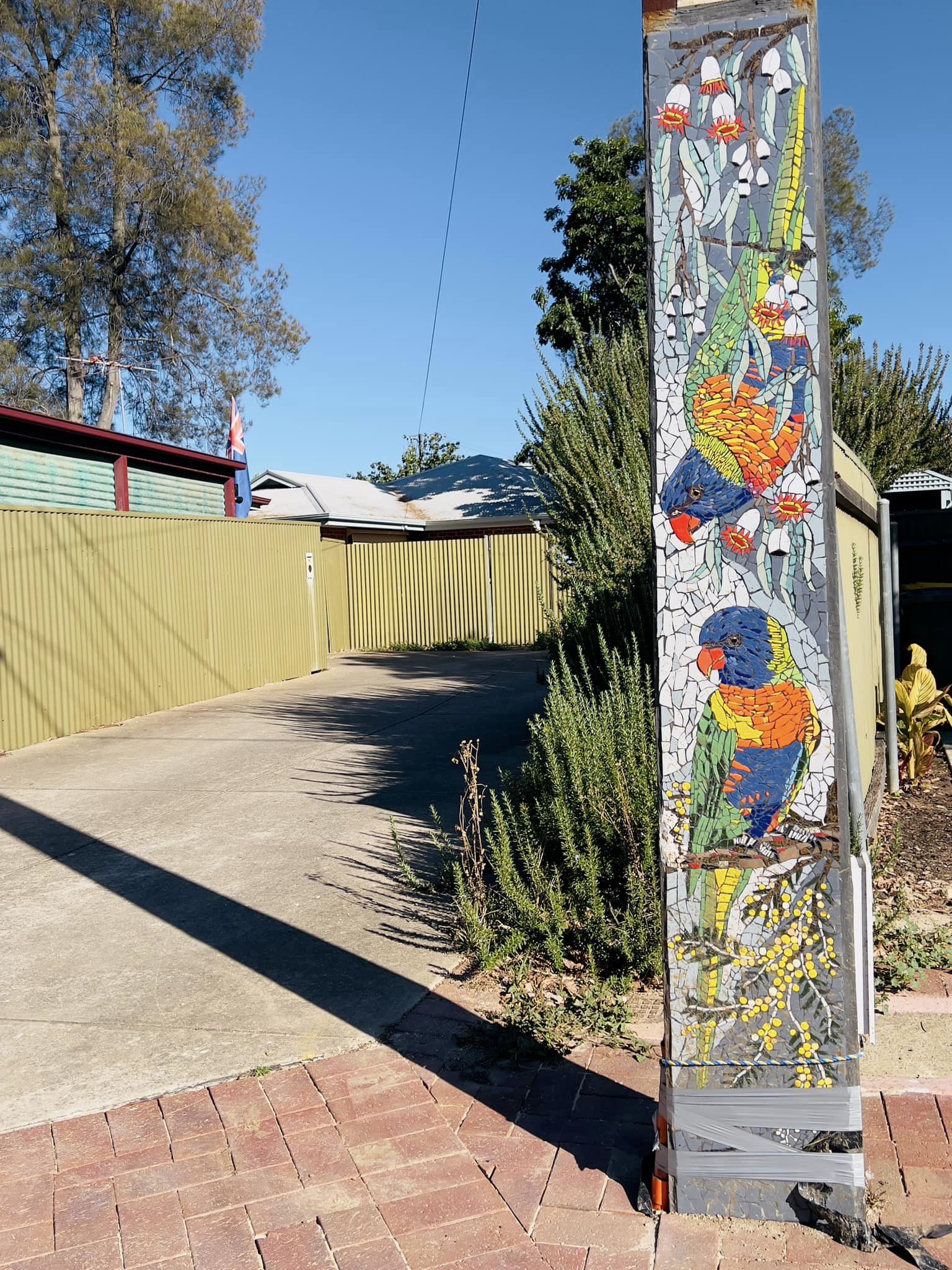 Stobie Pole Art by Photographer Andrew Jones (@adelaide.street.art.2022)