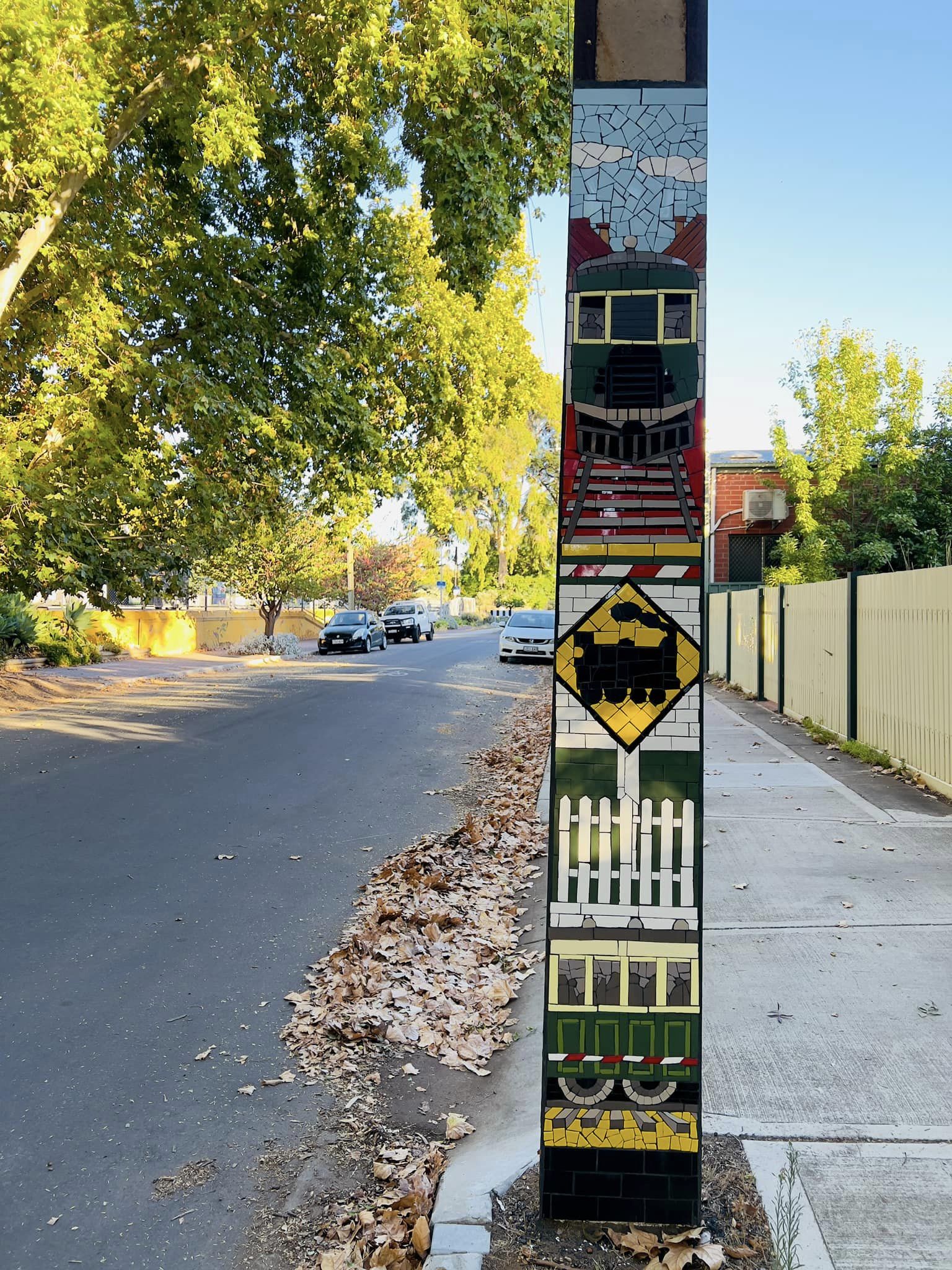 Stobie Pole Art by Photographer Andrew Jones (@adelaide.street.art.2022)