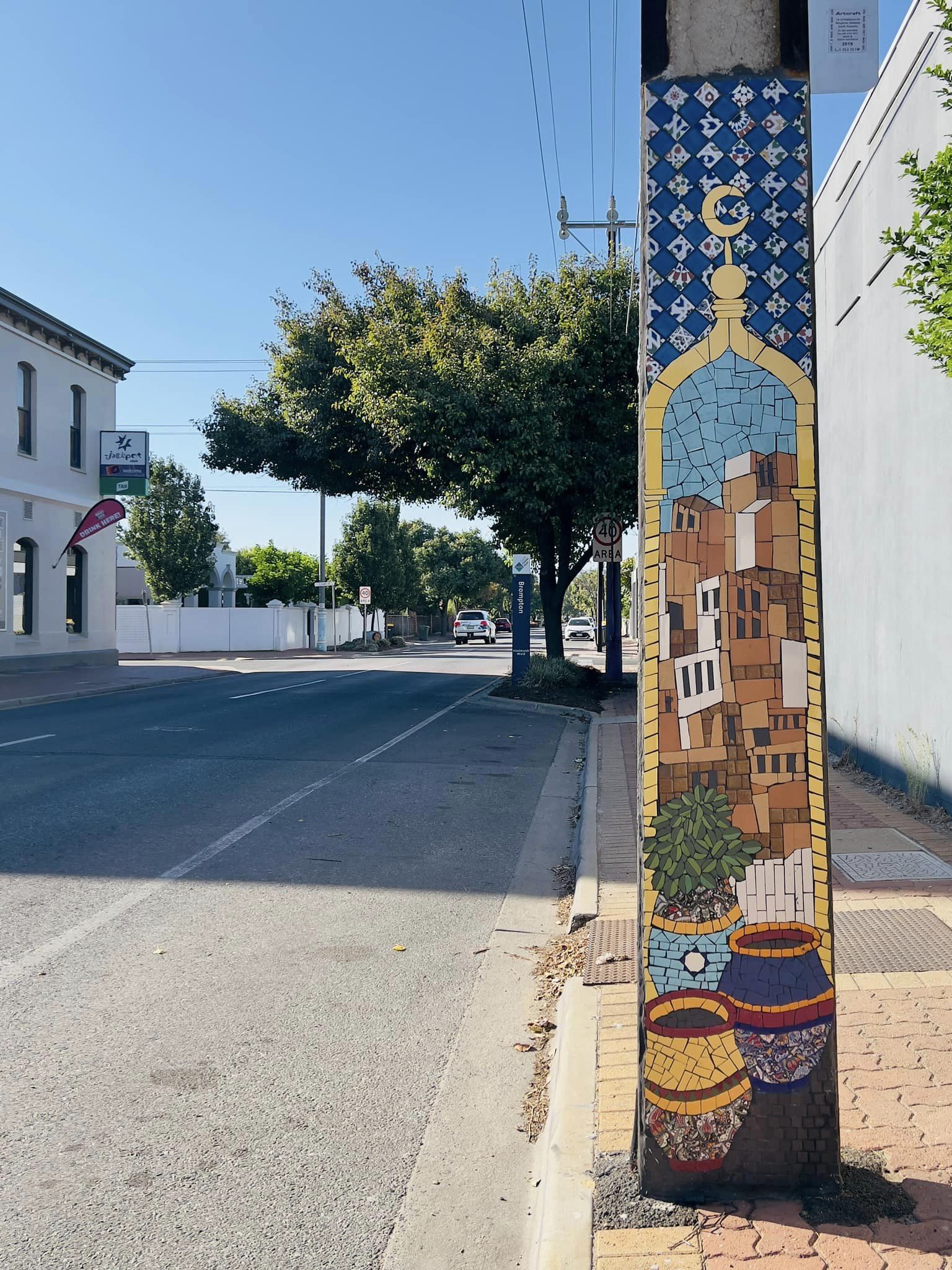 Stobie Pole Art by Photographer Andrew Jones (@adelaide.street.art.2022)