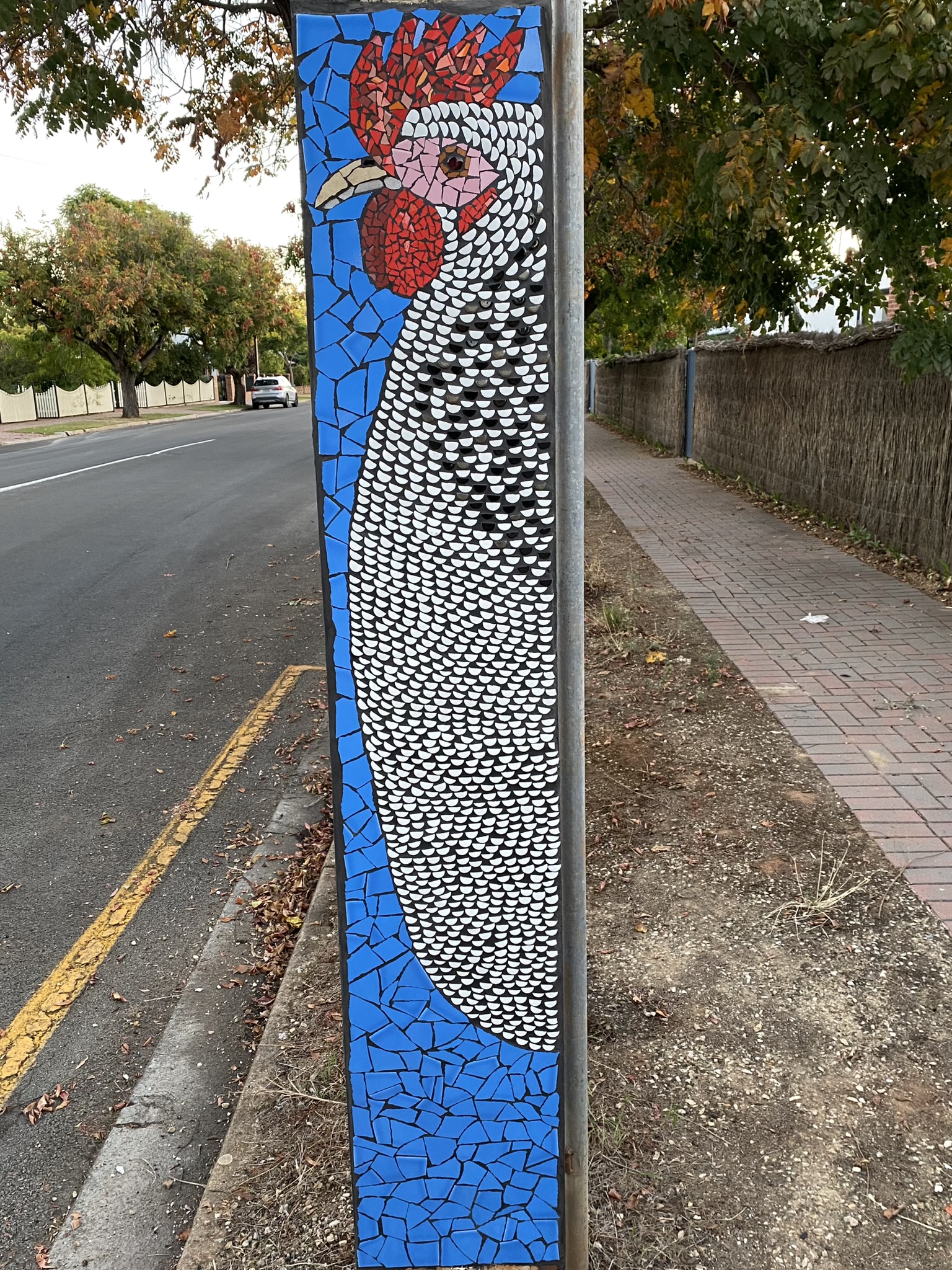 Stobie Pole art photo by Travis Cox (@mosaictrav)